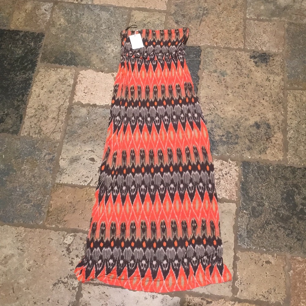 Joie cotton print maxi dress